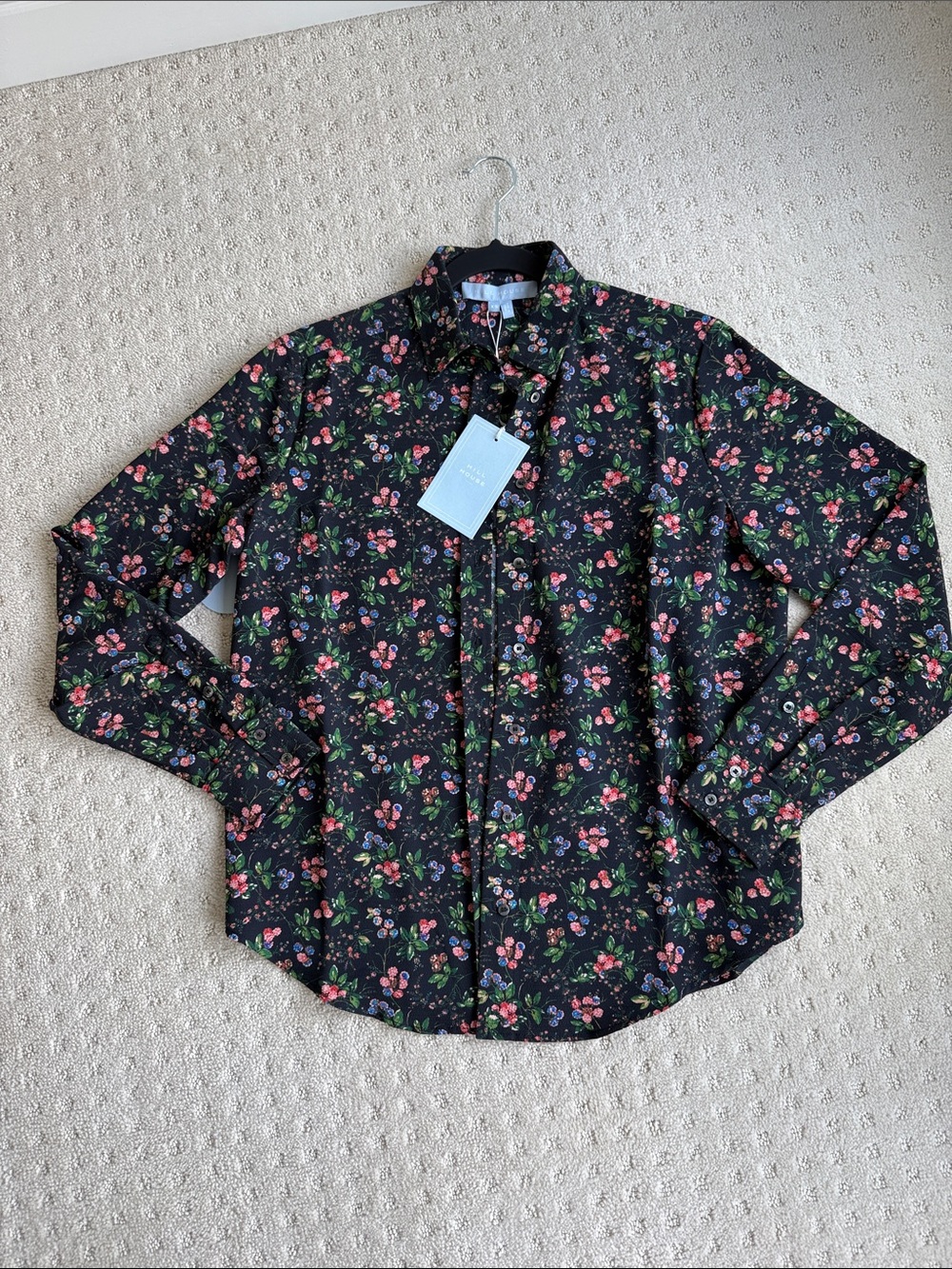 Hill House Long Sleeve Crepe Blouse